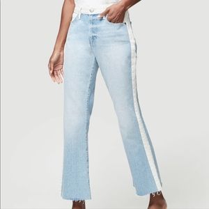 FRAME Le Crop Mini Boot Colorblock Jeans